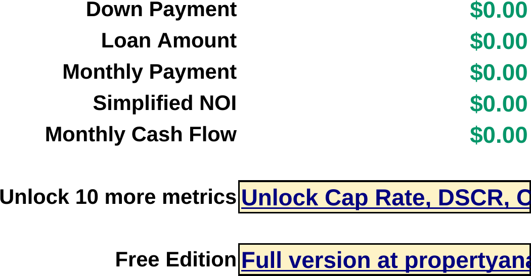 Free Rental Property Analyzer (Lite) screenshot 2